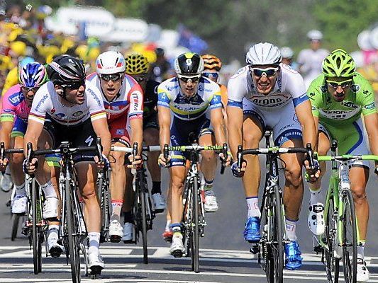 Erneut setzte sich Kittel im Sprint durch Erneut setzte sich Kittel im Sprint durch