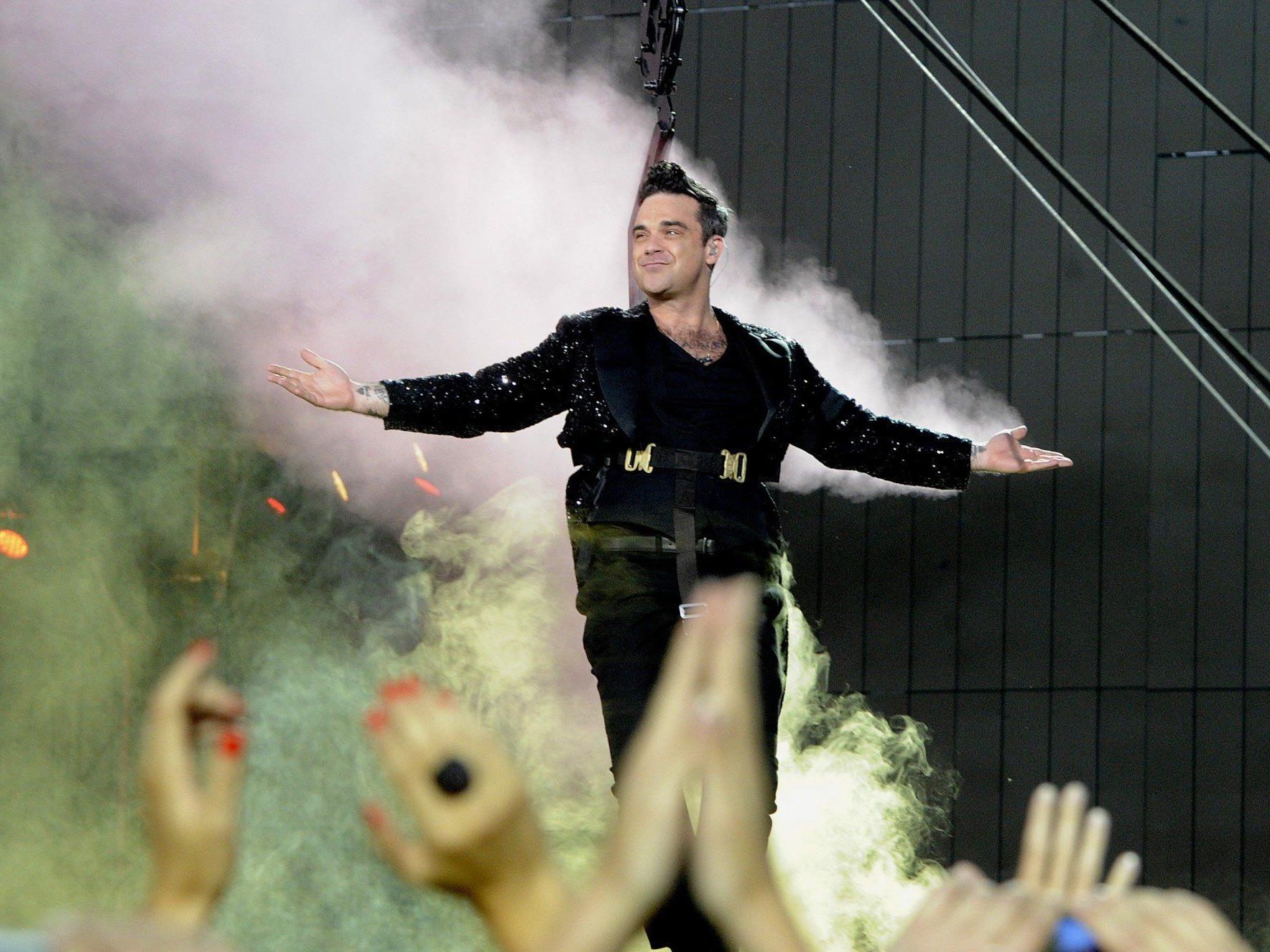 Robbie Williams in Wien: Zwischen großer Pose und intimen Momenten