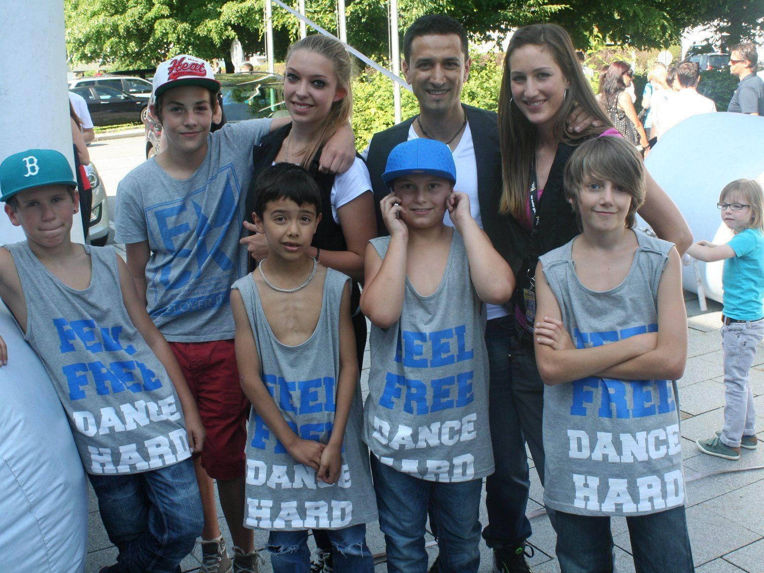 Tanzschüler mit Fatmir Zuberi und Michaela Tanzschüler mit Fatmir Zuberi und Michaela