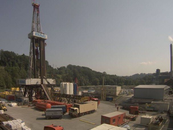 Am Freitag soll Gas im Bohrloch entdeckt worden sein. Am Freitag soll Gas im Bohrloch entdeckt worden sein.