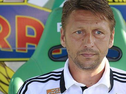 Rapid Coach Zoran Barisic will seiner Mannschaft noch Zeit geben