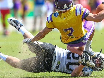 Bei der Eurobowl treffen die Vienna Vikings und die Raiders Tirol aufeinander. Bei der Eurobowl treffen die Vienna Vikings und die Raiders Tirol aufeinander.