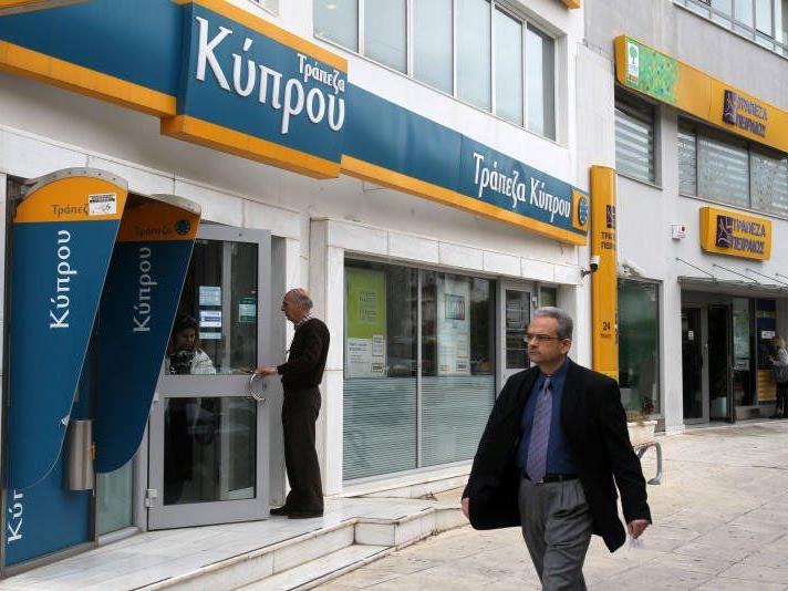 Für Sparguthaben von mehr als 100.000 Euro bei Bank of Cyprus