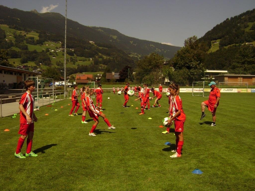 Nachwuchstraining beim Golm FC Schruns