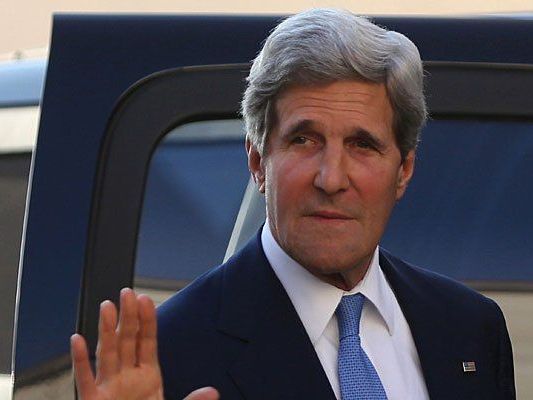 John Kerry legte einen Zwischenstopp in Wien ein John Kerry legte einen Zwischenstopp in Wien ein