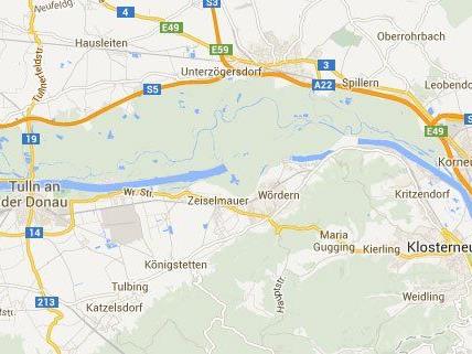 Stückweise ist die Donau auf der Karte verschwunden.