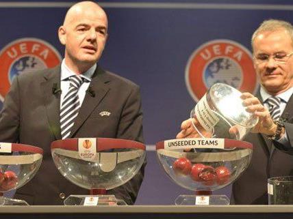 Die Auslosung für das Europa League Play Off ergab lösbare Aufgaben für Rapid und Salzburg