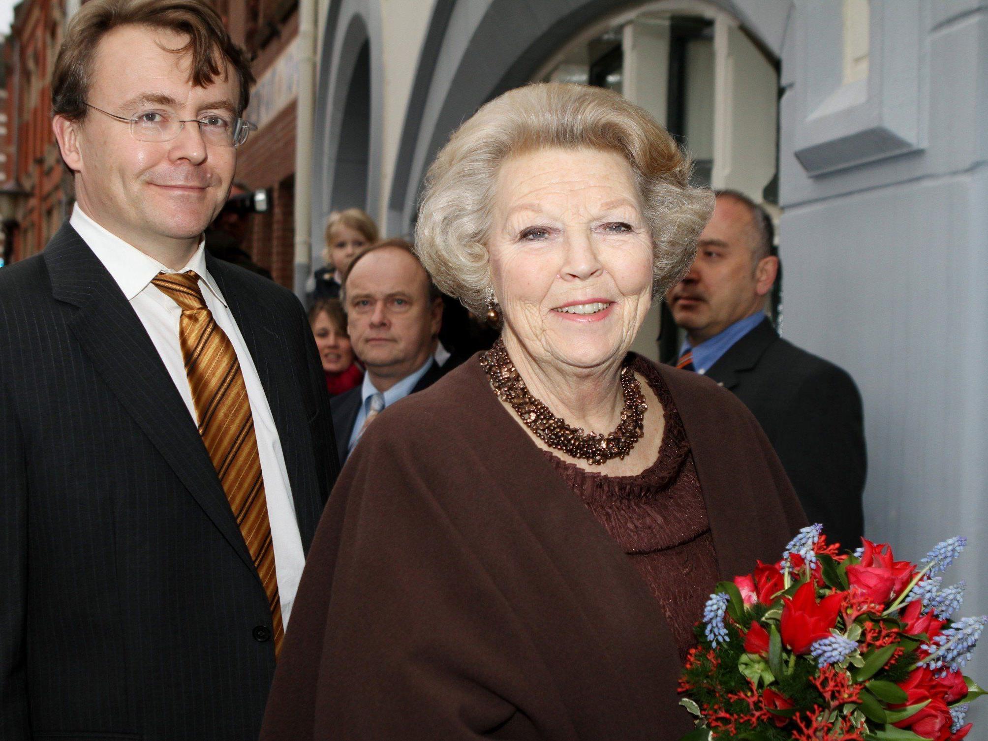 Prinz Friso mit seiner Mutter Beatrix (Archiv 2011)