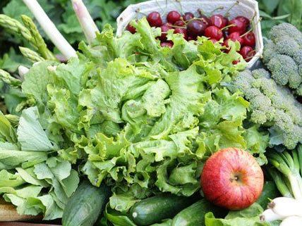 Aus einem Pop-Up-Garten stammt das Essen für die Eröffnungsfeier.