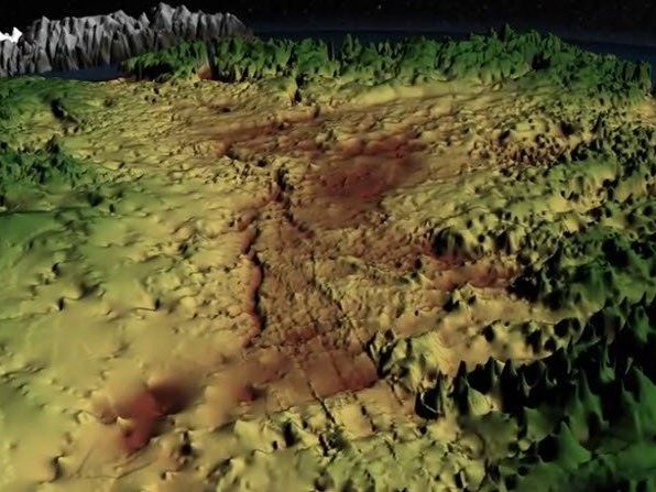 Mega-Canyon unter grönländischem Packeis entdeckt. Mega-Canyon unter grönländischem Packeis entdeckt.