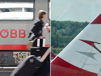 Eine Kooperation zwischen ÖBB und AUA ist geplant. Eine Kooperation zwischen ÖBB und AUA ist geplant.