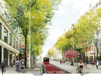 Mariahilfer Straße Neu - Wiener Linien versichern: 13A wird fahren Mariahilfer Straße Neu - Wiener Linien versichern: 13A wird fahren