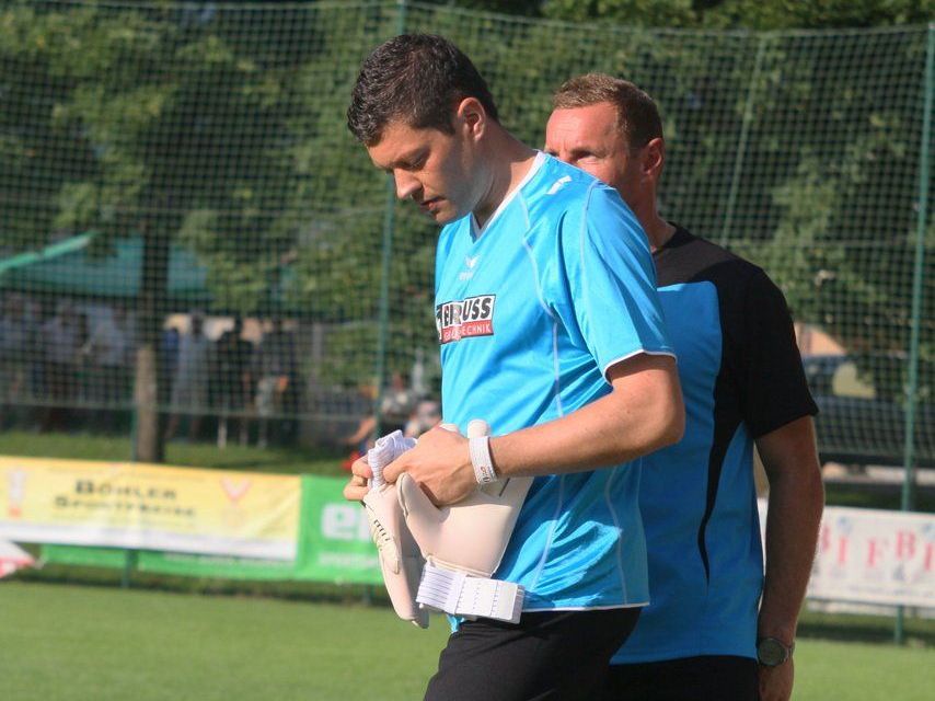 Markus Müller hütet für RW Rankweil im VFV Cup gegen BW Feldkirch 1b das Tor. Markus Müller hütet für RW Rankweil im VFV Cup gegen BW Feldkirch 1b das Tor.