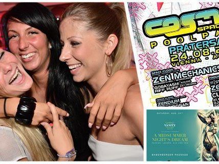 An diesem Wochenende warten wieder einige Highlights auf das Wiener Partyvolk An diesem Wochenende warten wieder einige Highlights auf das Wiener Partyvolk