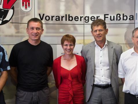 Bei der Pressekonferenz in der VFV-Geschäftsstelle in Hohenems stand der Nachwuchs im Mittelpunkt.