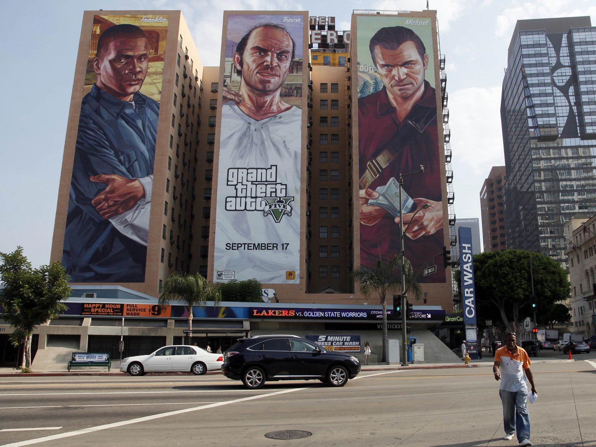 Der neue Teil von Grand Theft Auto steht seit Dienstag in den Läden.
