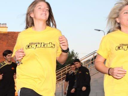 Am 21. September findet wieder der Women's Run statt - sechs Capital-Fans konnten bereits vorab mit dem Betreuerteam trainieren.