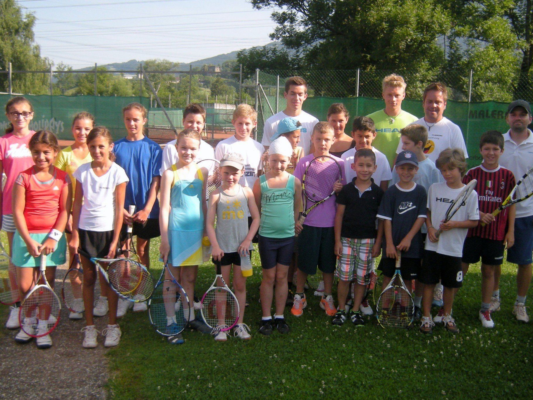 Ein Gruppenbild zum Abschluss des Sommertrainings.