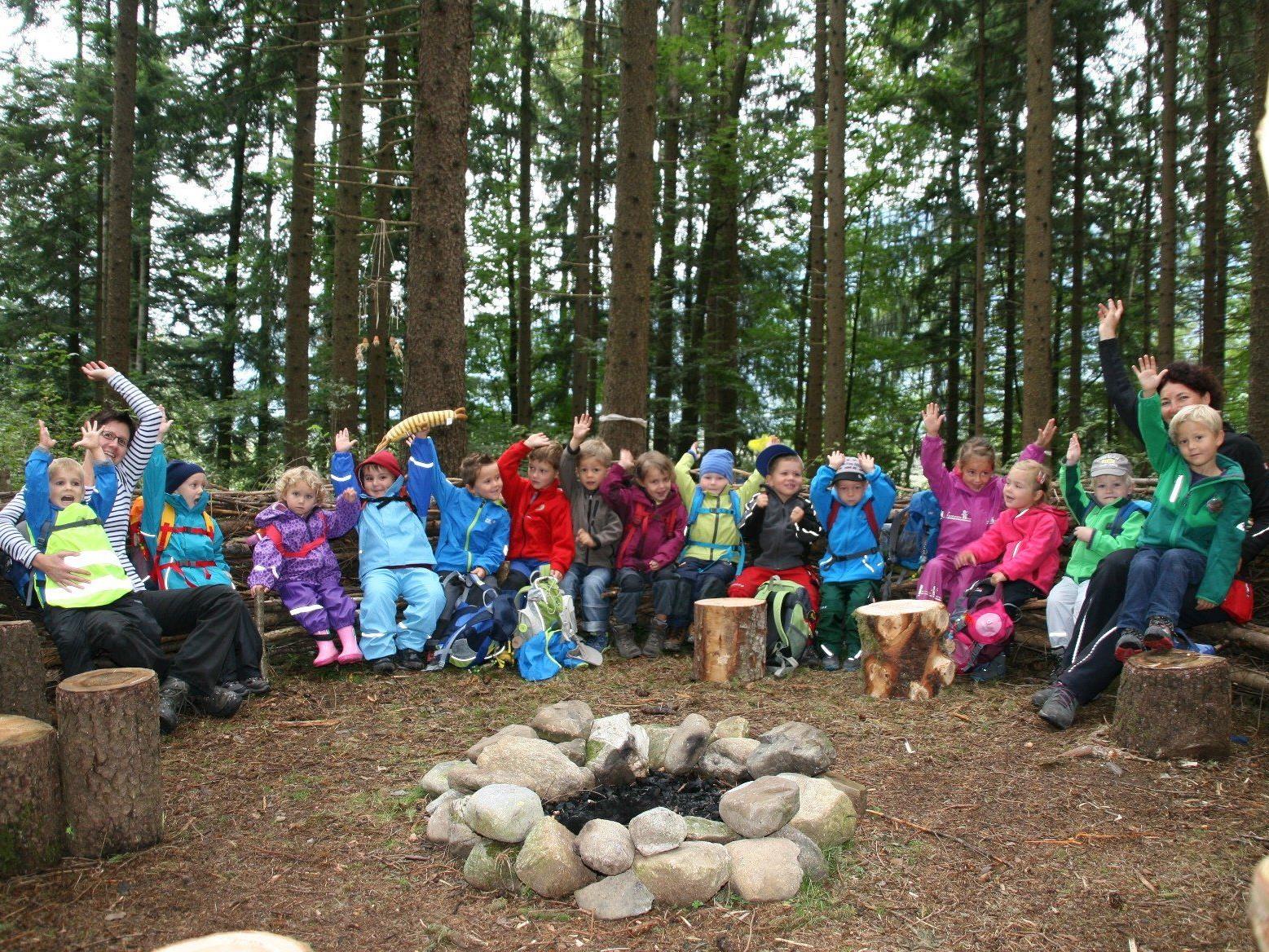Am Dienstag wurde der „Dreckspatza“-Waldkindergarten feierlich eröffnet.