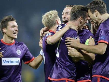 Die Wiener Austria will auch in der Champions League überraschen.