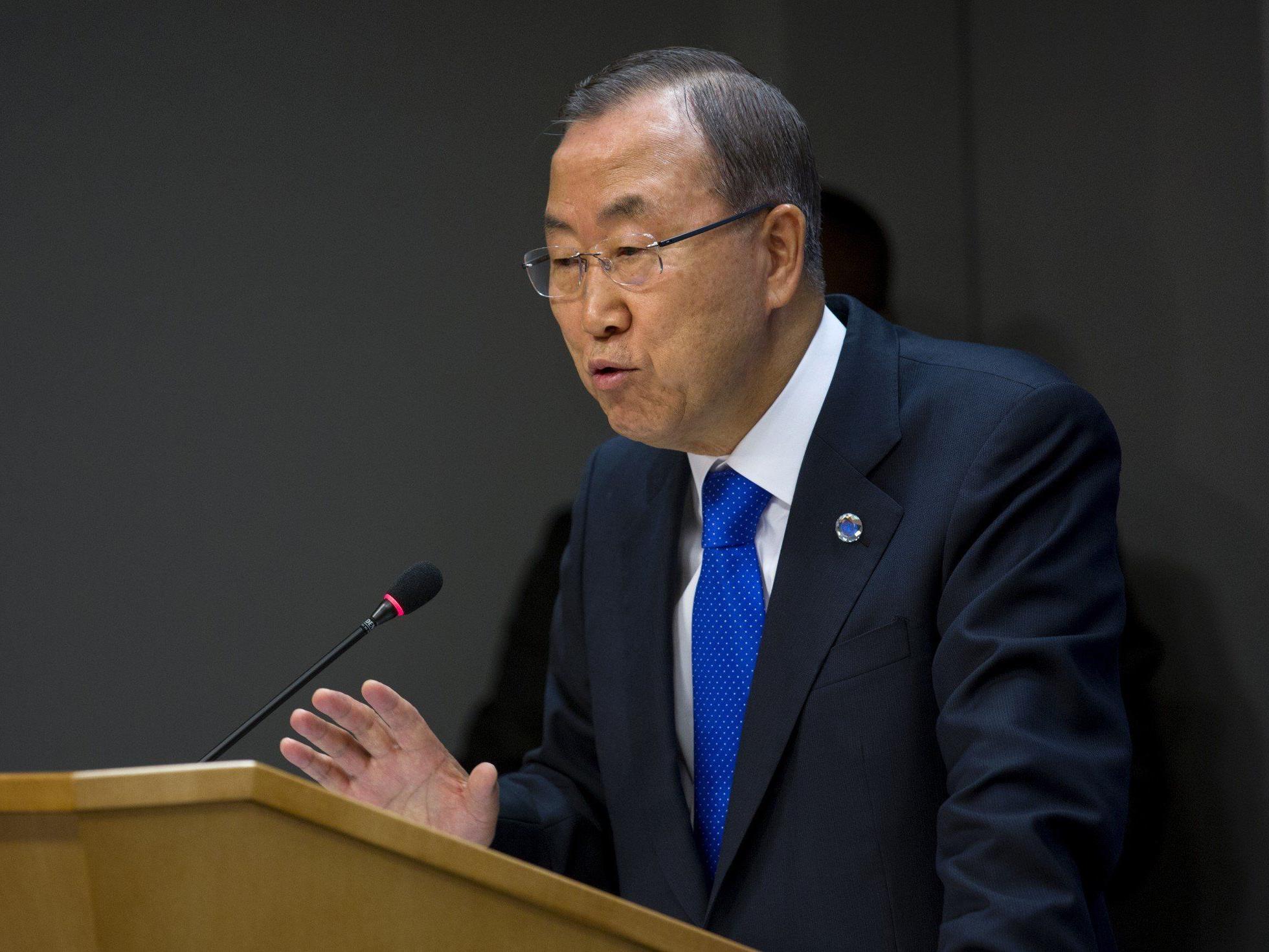 Generalsekretär Ban Ki-moon hat Bericht allerdings noch nicht erhalten