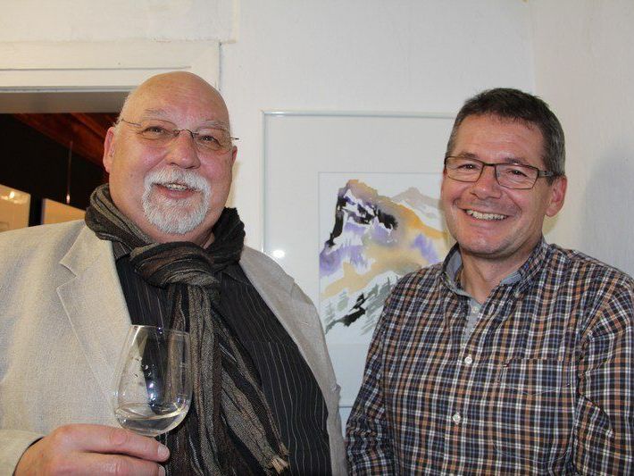 Künstlerkollege Thomas Lorenzi im Gespräch mit Gerhard Montibeller Künstlerkollege Thomas Lorenzi im Gespräch mit Gerhard Montibeller