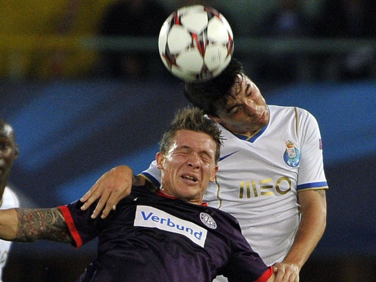 Austria Wien musste sich zum CL-Auftakt gegen den FC Porto 0:1 geschlagen geben. Austria Wien musste sich zum CL-Auftakt gegen den FC Porto 0:1 geschlagen geben.