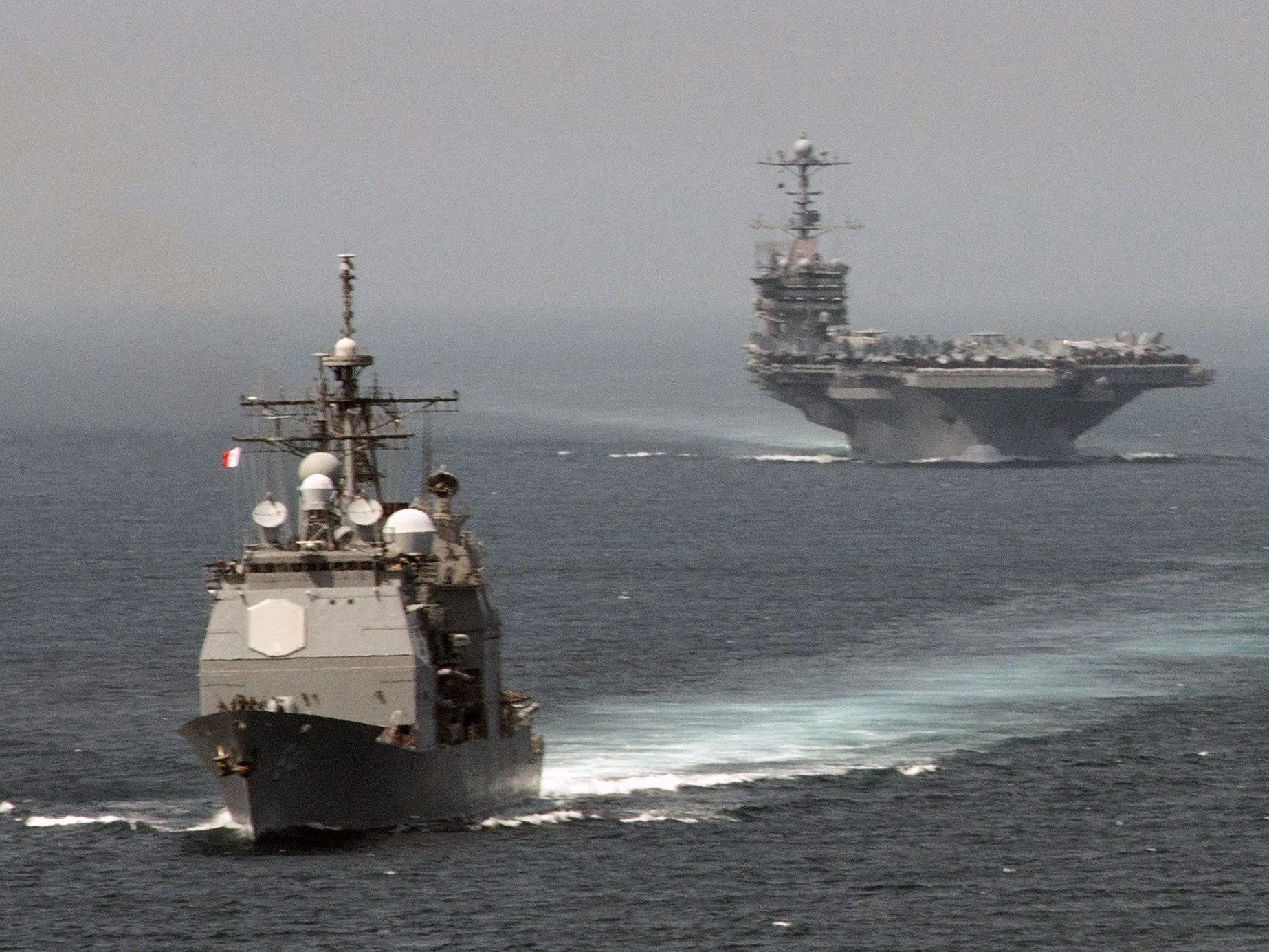 US-Schiffe kreuzen im Mittelmeer, aber ob von ihnen wirklich Raketen abgefeuert wurden, ist noch offen. US-Schiffe kreuzen im Mittelmeer, aber ob von ihnen wirklich Raketen abgefeuert wurden, ist noch offen.