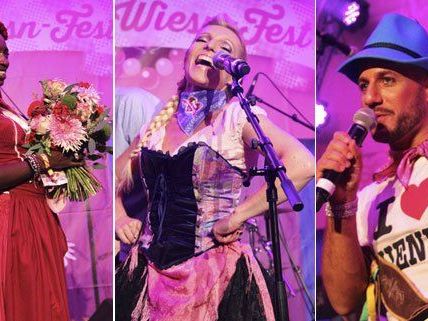 Ganz in rosa wurde am Mittwoch auf der Wiener Wiesn gefeiert. Ganz in rosa wurde am Mittwoch auf der Wiener Wiesn gefeiert.