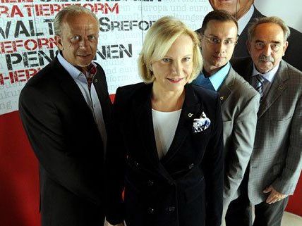 Das Team Stronach in Wien. Das Team Stronach in Wien.