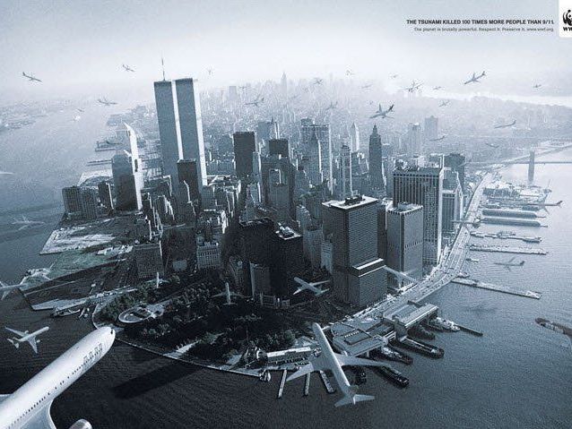 Aufregerbild: WWF-Werbung setzt auf 9/11-Terror Aufregerbild: WWF-Werbung setzt auf 9/11-Terror
