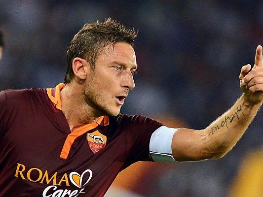 Totti und seine Roma bekommt es mit Napoli zu tun