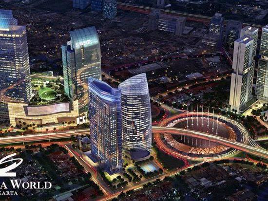 Das 6. höchste Hotel der Welt: Ciputra World Hotel Tower in Jakarta.