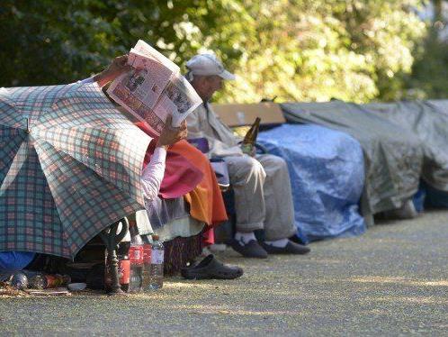 Obdachlose im Wiener Stadtpark: Runder Tisch am Montag