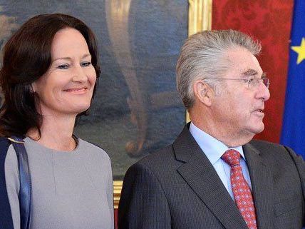 Am Freitagvormittag war Eva Glawischnig bei Heinz Fischer auf Empfang.