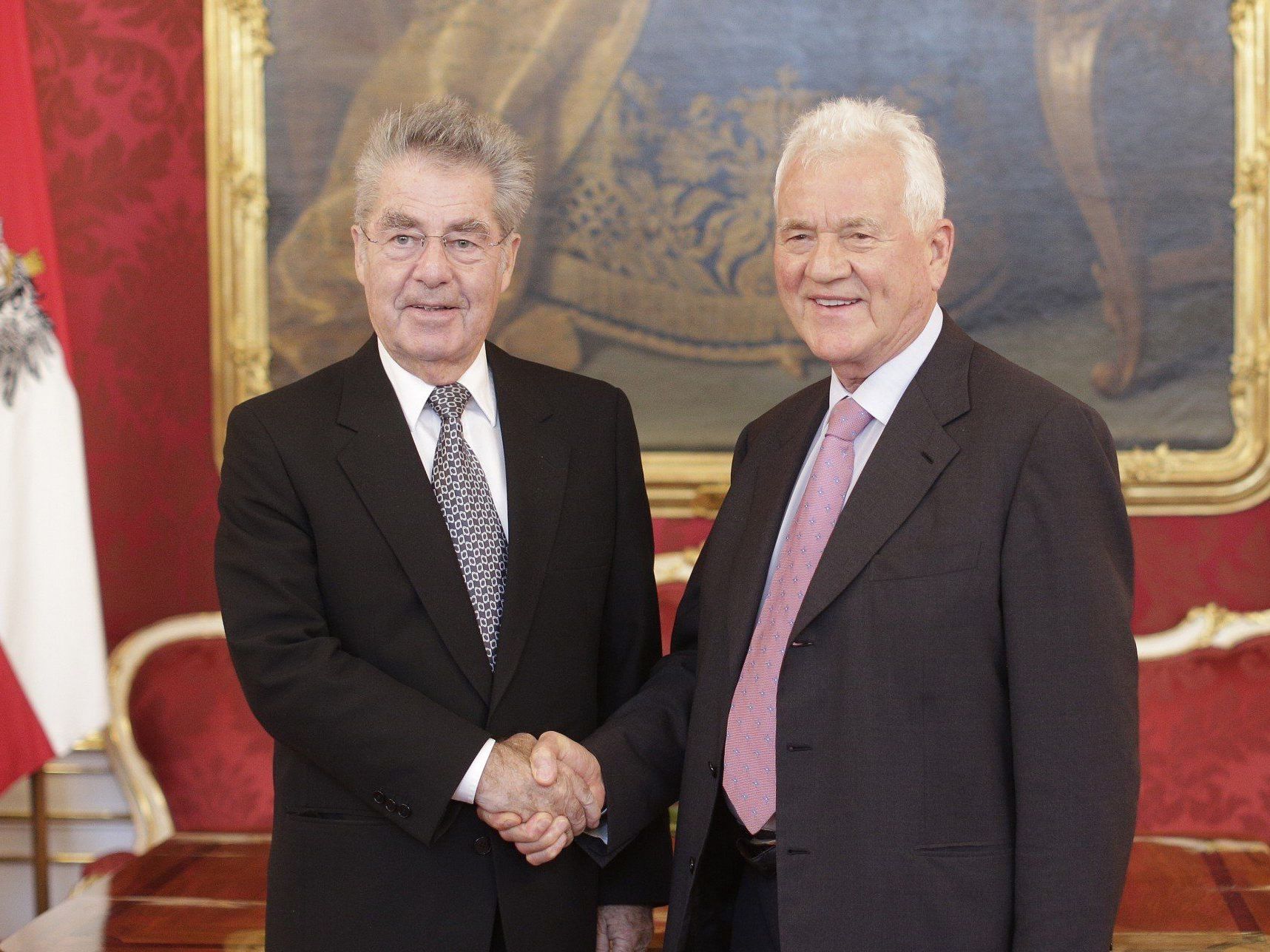 Fischer empfing Stronach Fischer empfing Stronach