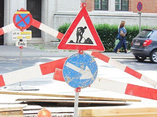 Baustellen und Straßensperren sorgen für Behinderungen