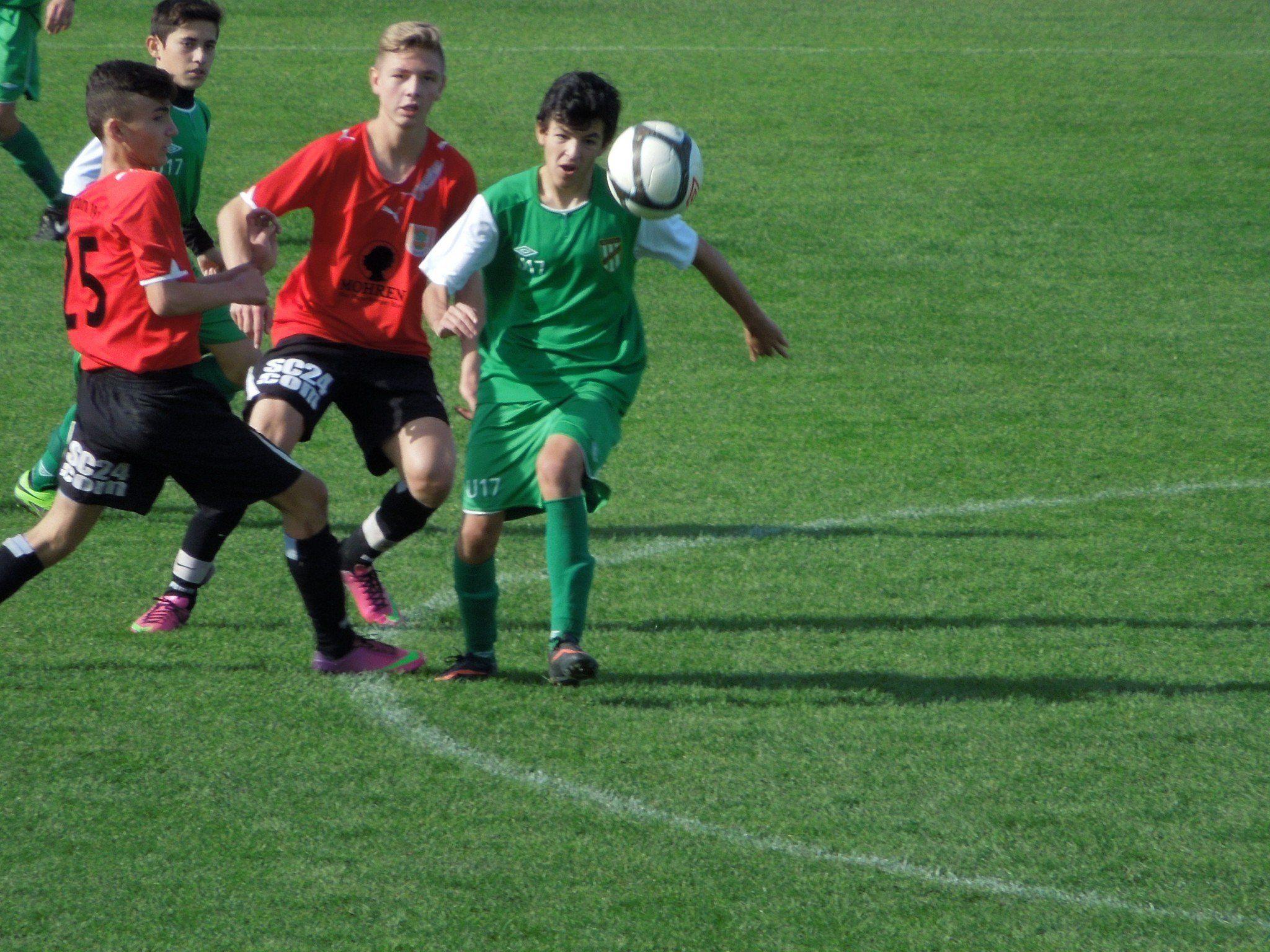 Die Dornbirner U16 holte sich den Sieg gegen den SC Austria Lustenau.