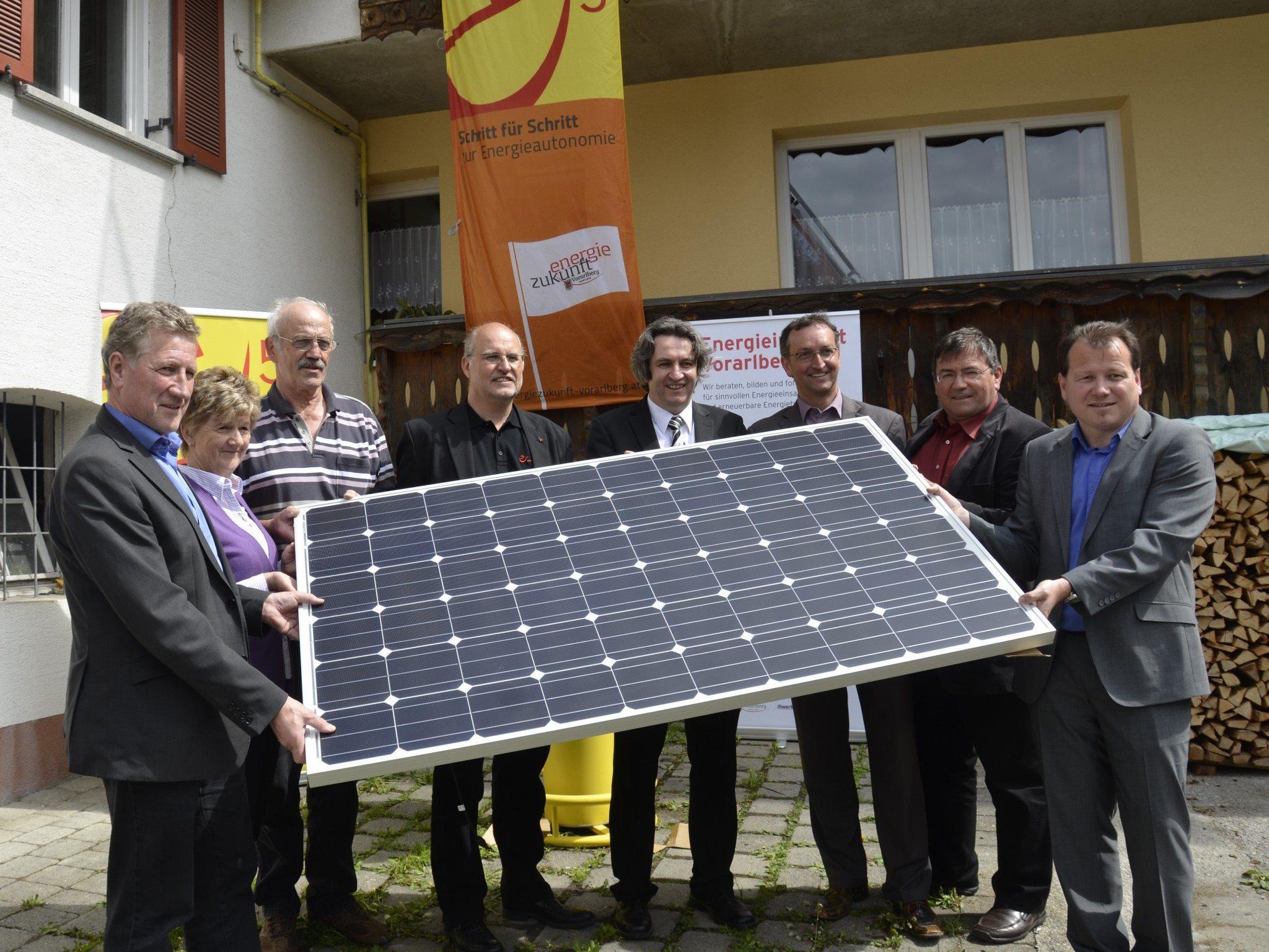 130 private Photovoltaikanlagen entstanden über die Photovoltaik-Aktionen in den Gemeinden.