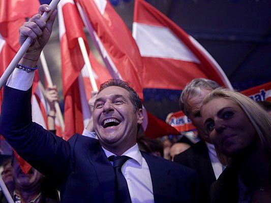 Jubel herrschte am Sonntag bei Heinz-Christian Strache Jubel herrschte am Sonntag bei Heinz-Christian Strache