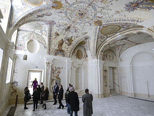 Die Prunkräume im einstigen Winterpalais von Prinz Eugen in der Himmelpfortgasse in Wien Die Prunkräume im einstigen Winterpalais von Prinz Eugen in der Himmelpfortgasse in Wien