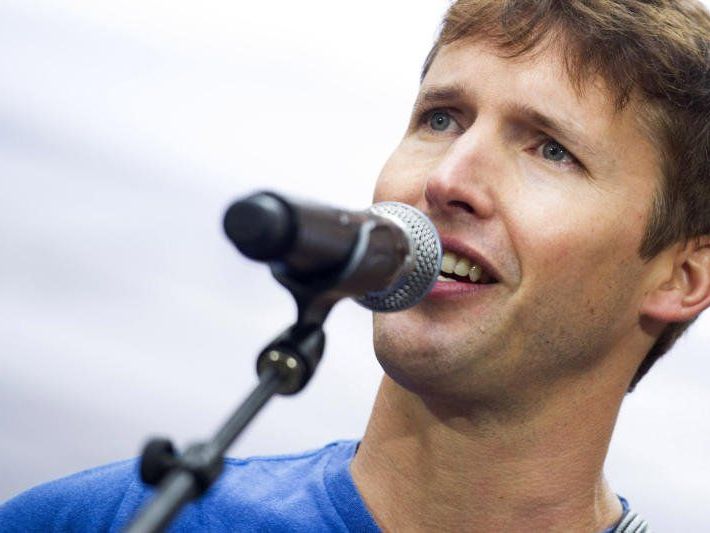 James Blunt präsentiert sein neues Album. James Blunt präsentiert sein neues Album.