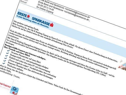 Neue Phishing-Welle: AK und Banken warnen vor Betrüger-Mails. Neue Phishing-Welle: AK und Banken warnen vor Betrüger-Mails.