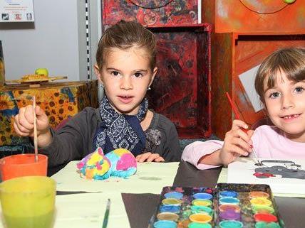 Auch für Kinder werden Workshops bei der Kreativmesse angeboten.