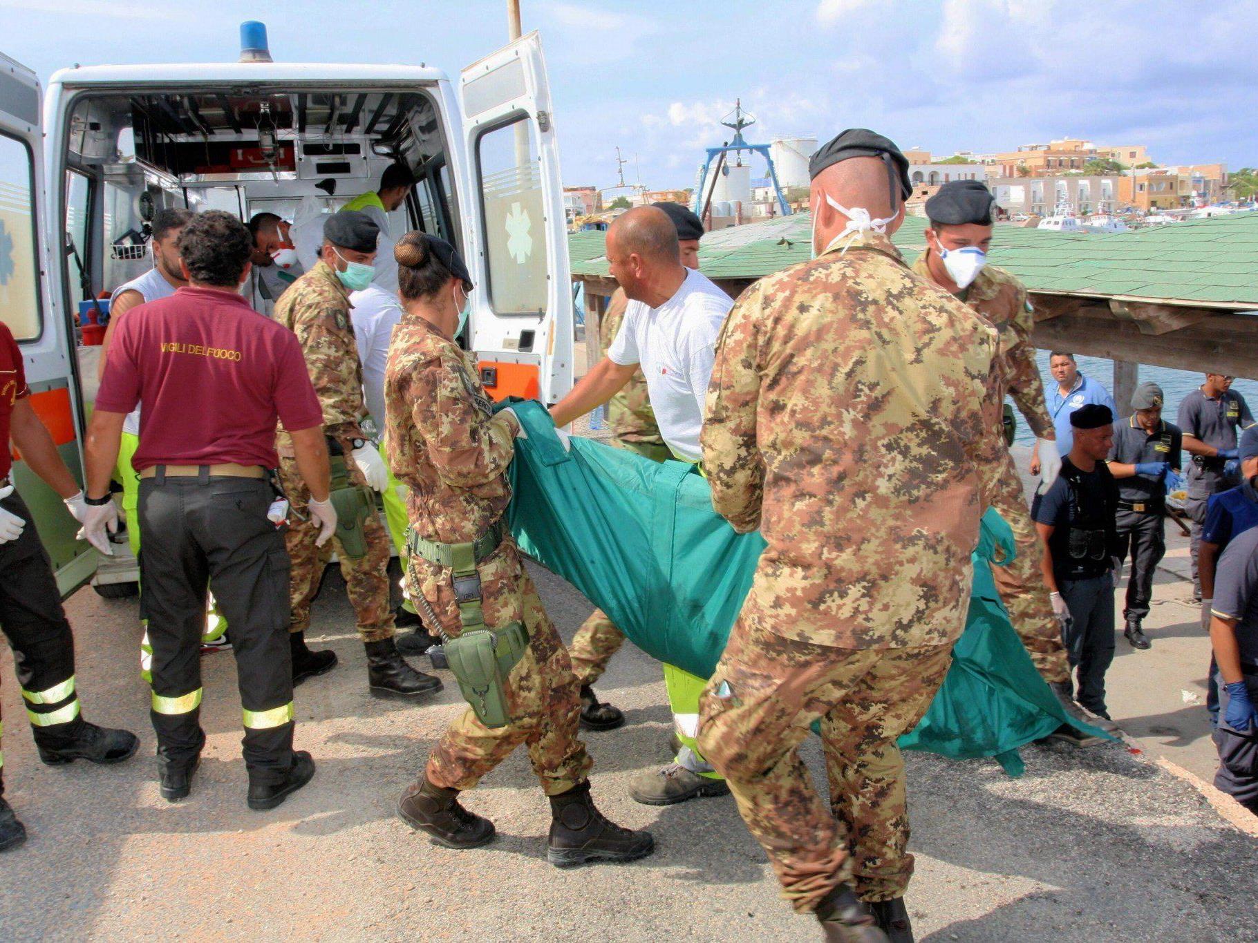 Tragödie vor Lampedusa: 40 weitere Leichen entdeckt.
