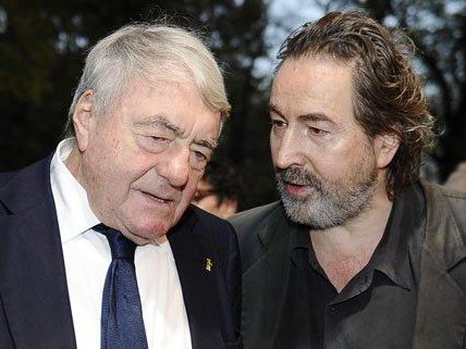 Claude Lanzmann (links) vor der Premiere in Wien. Claude Lanzmann (links) vor der Premiere in Wien.