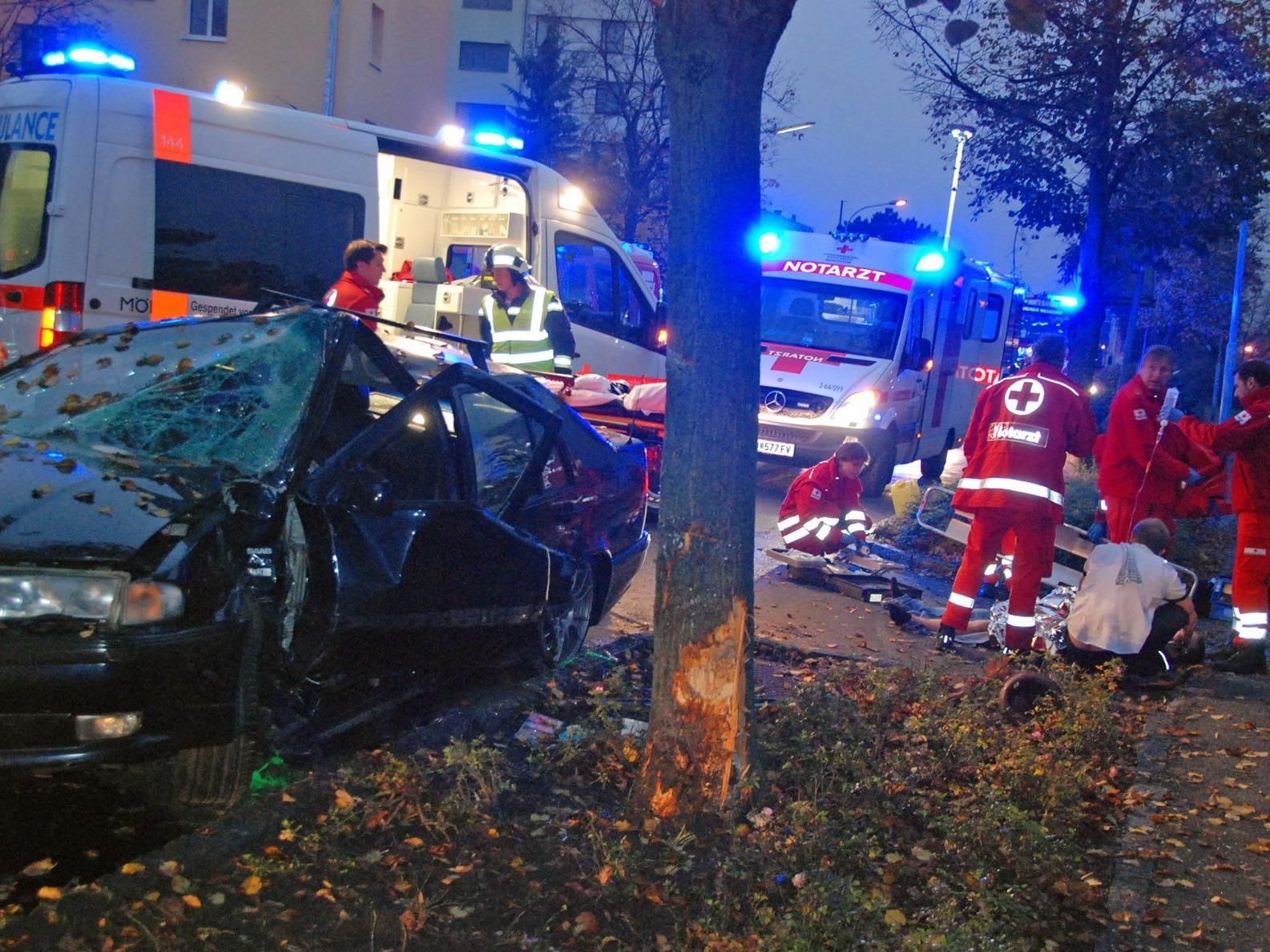 Unfall am Samstagmorgen in Wiener Neudorf.