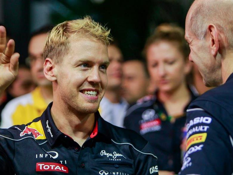 Unaufhaltsam steuert Sebastian Vettel seinem 4. WM-Titel "en suite" entgegen.