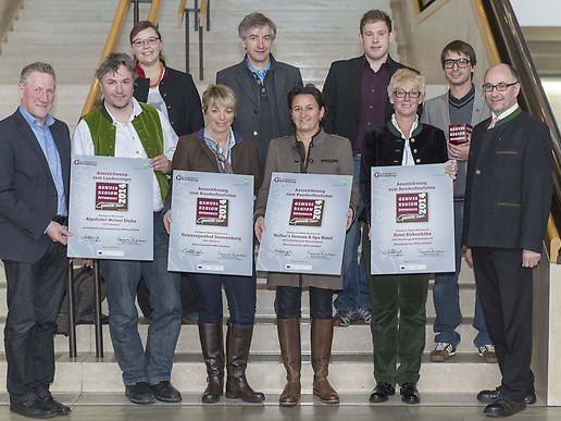 v.l.n.r. vorne: Landesrats Ing. Erich Schwärzler, Jeremias Riezler, Wohlgenannt Heike, Feurstein Elisabeth, Bantel Bärbel , Alwin Denz v.l.n.r. hinten: Bettina Riezler, Hermann Haller, Pittine Thomas und Josef Gruber v.l.n.r. vorne: Landesrats Ing. Erich Schwärzler, Jeremias Riezler, Wohlgenannt Heike, Feurstein Elisabeth, Bantel Bärbel , Alwin Denz v.l.n.r. hinten: Bettina Riezler, Hermann Haller, Pittine Thomas und Josef Gruber