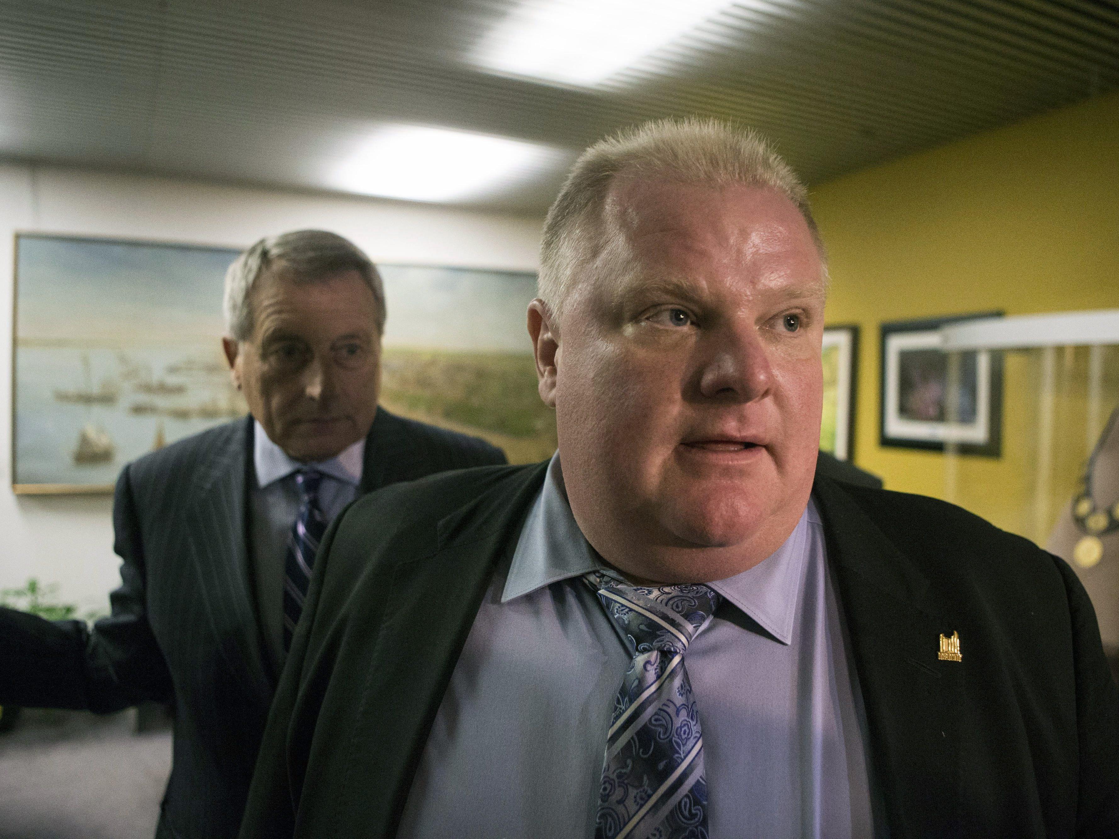 Obwohl der Stadtrat und die Einwohner seinen Rücktritt wollen, denkt Rob Ford, Bürgermeister von Toronto, nicht daran sein Amt abzugeben.
